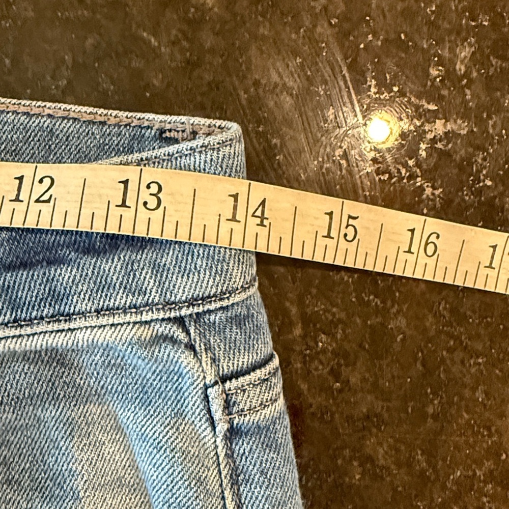 Joe’s Jeans High-Rise BTW Wide Leg Raw Hem Jeans Waist 28 - Picture 8 of 12